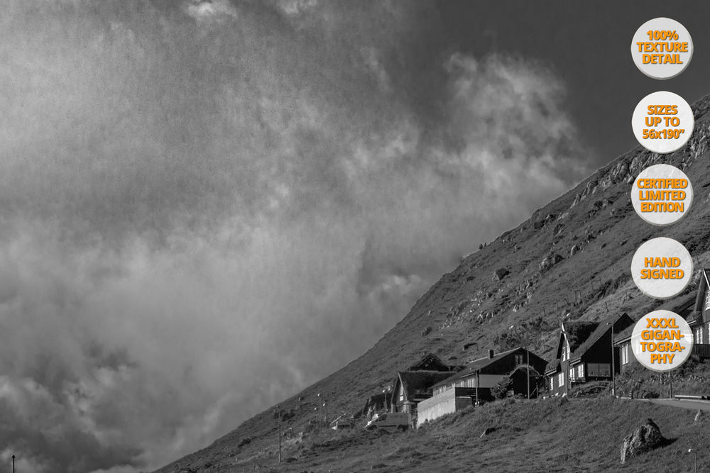 Nordic Houses in Kirkjubour, Faroe Islands. | 100% Detail.