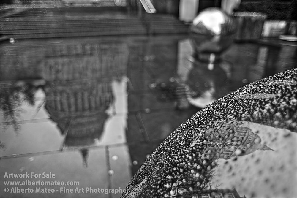 Reflections of Saint Paul, London, United Kingdom. | Black and White Fine Art Print.