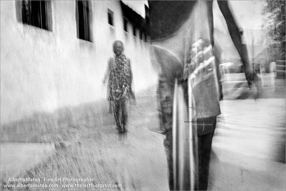Boys playing with Hoop [3/6], Cape Mclear, Mangochi, Malawi.