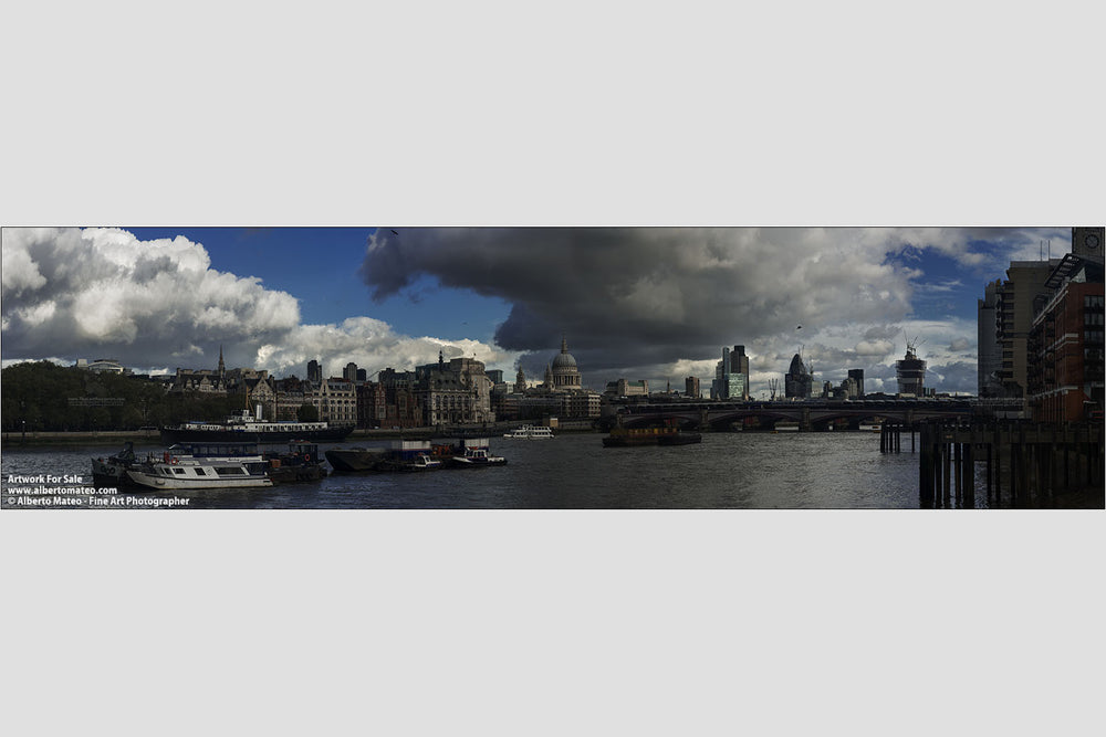 Thames, Saint Paul Cathedral, London. | Open Edition Print. | Available as Giantography