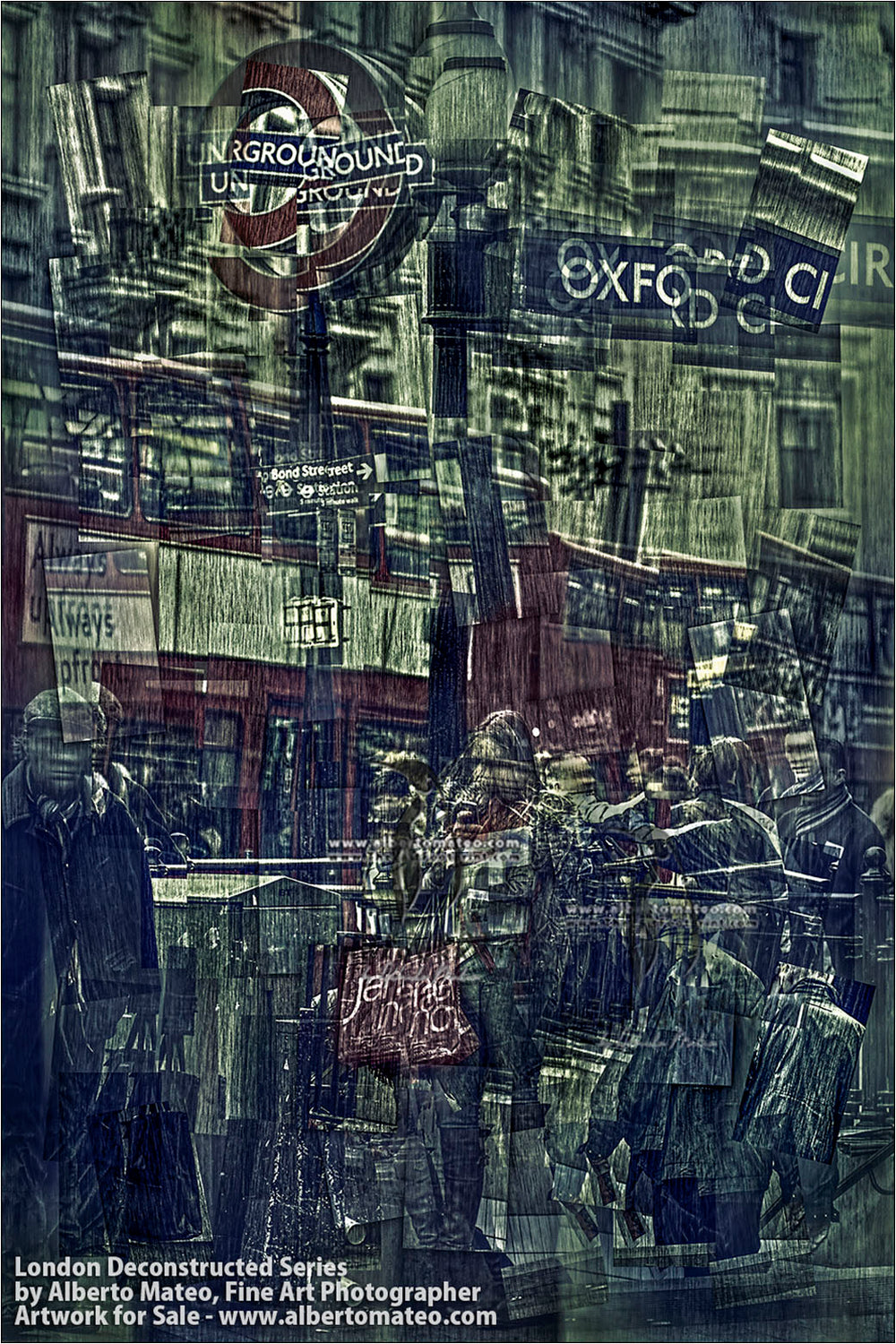 Woman in Oxford Circus, Regent Street, London, United Kingdom.