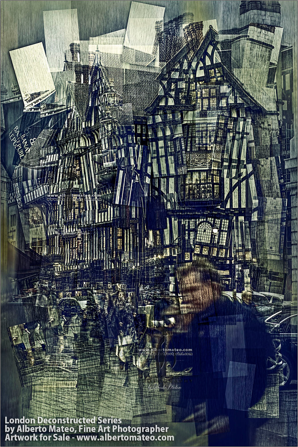 Tudor Style House in Kingly street, London, United Kingdom.