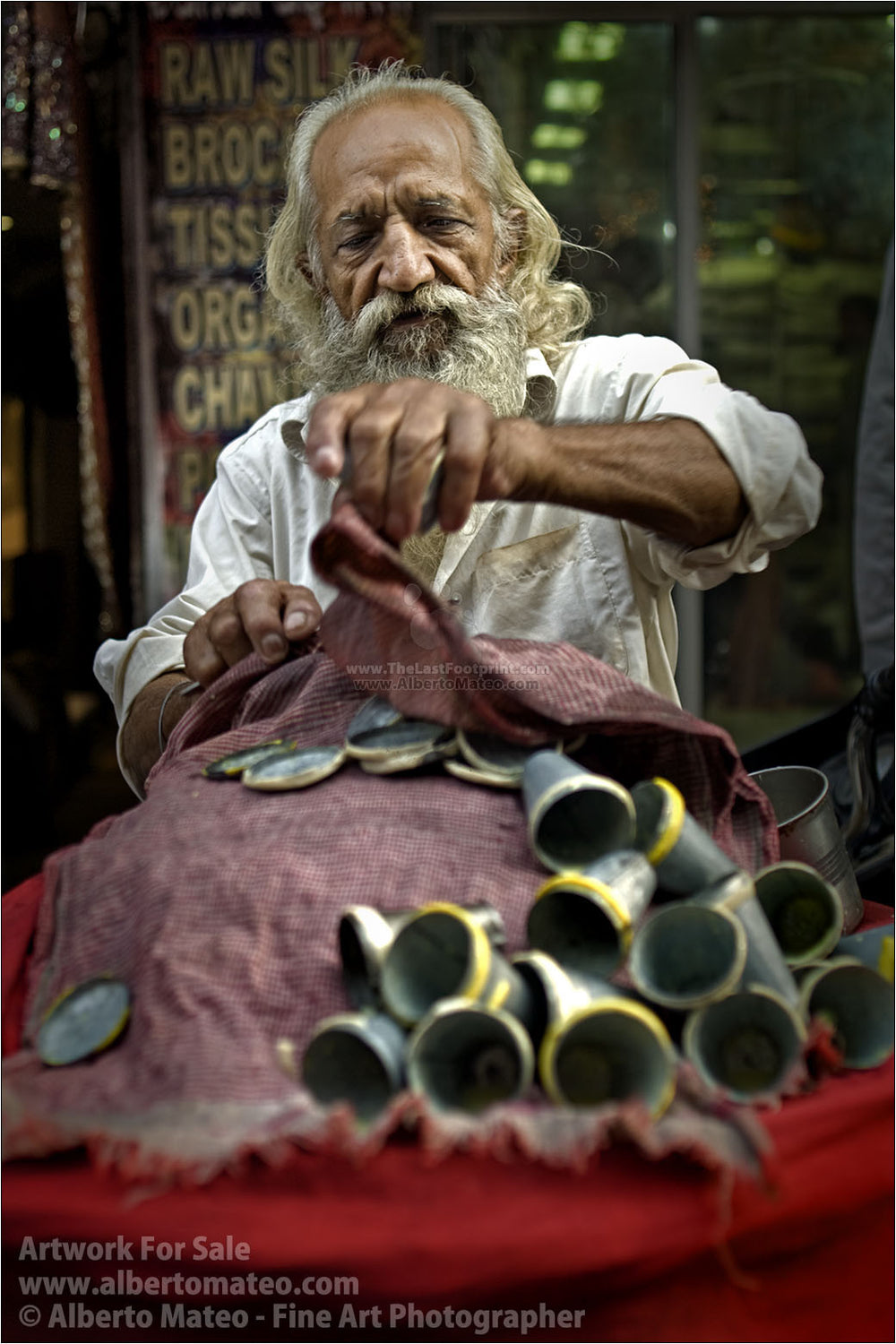 Sweets street seller, Chandni Chowk, Old Delhi. | Unlimited Edition Print.