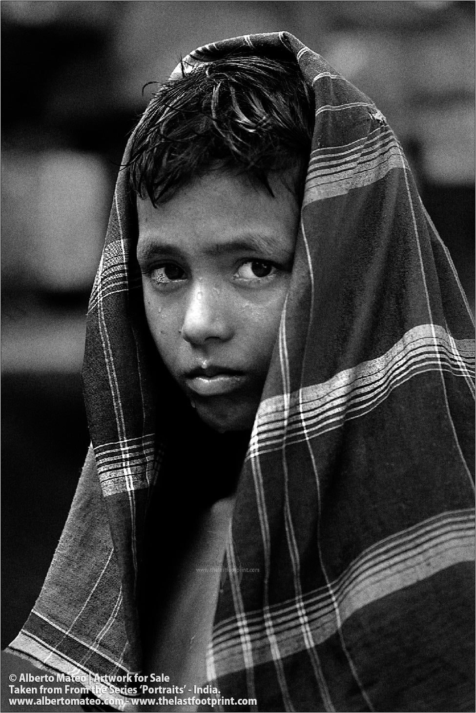 Portrait of Muslim Boy, Ballia, Uttar Pradesh, India.
