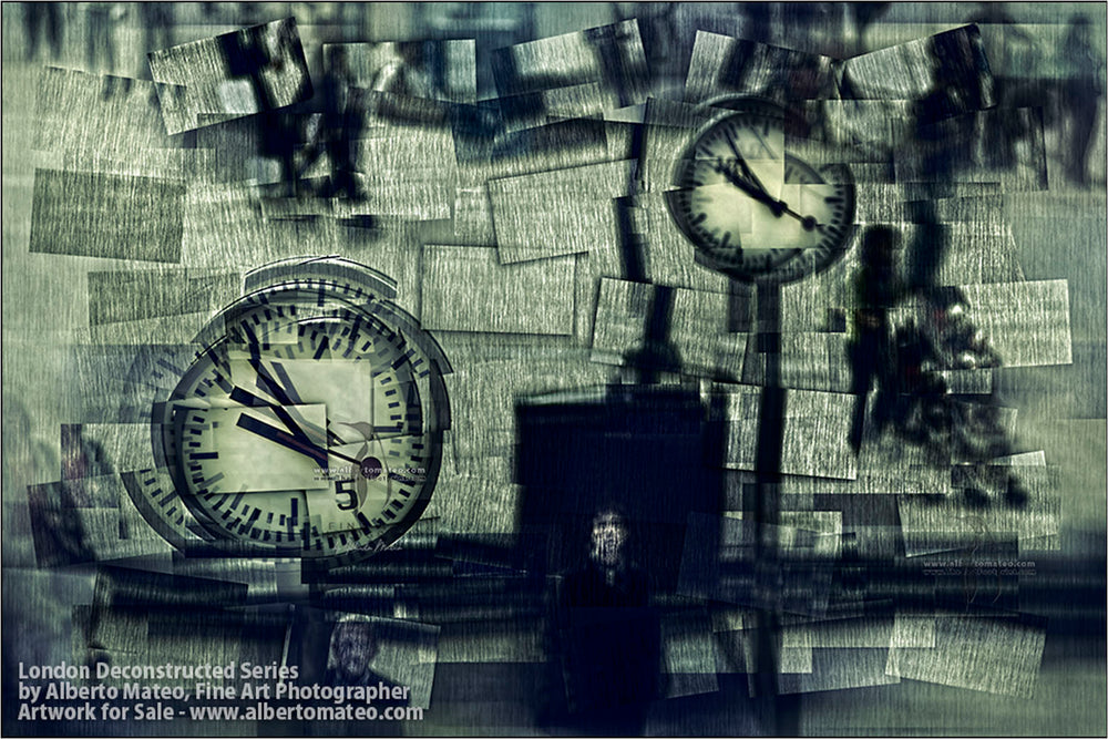 Clocks in London, United Kingdom.