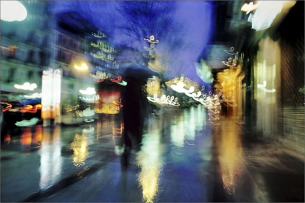 Rain in Calle Alcala, Madrid, Spain. | Limited Edition Print.