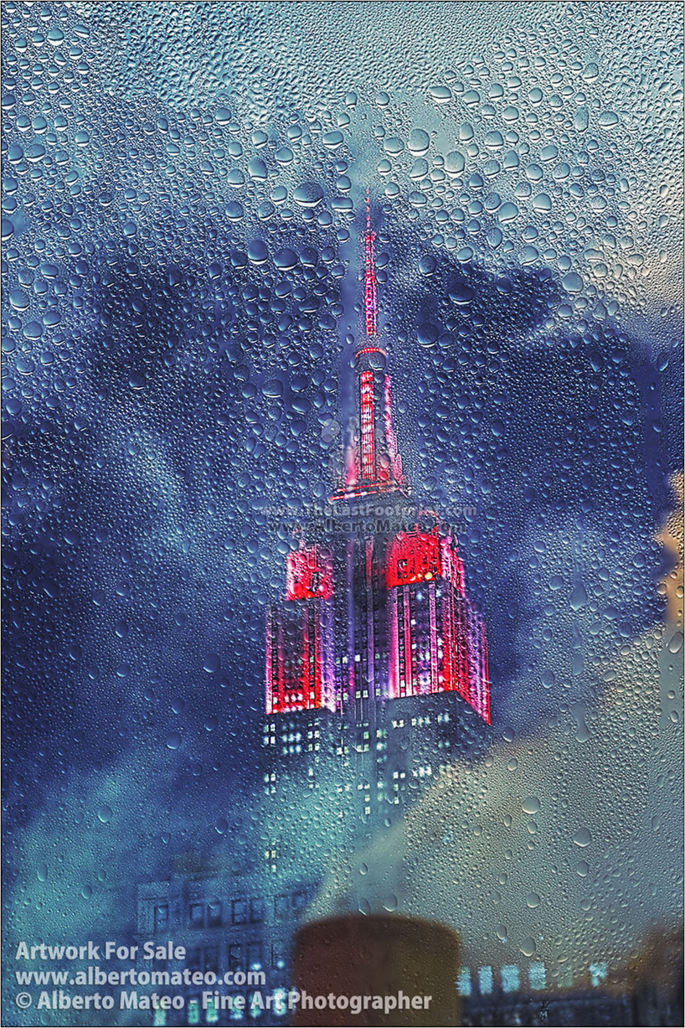 The Empire State by night, New York. | Limited Edition Print.
