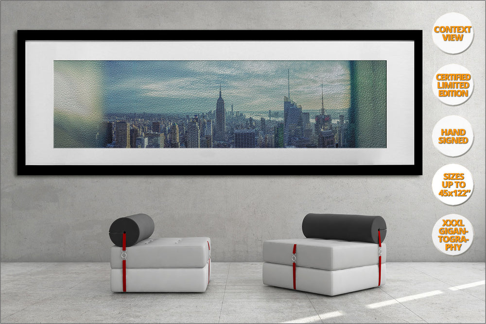 Manhattan Giant Panorama, New York. | Giant Print hanged in office.