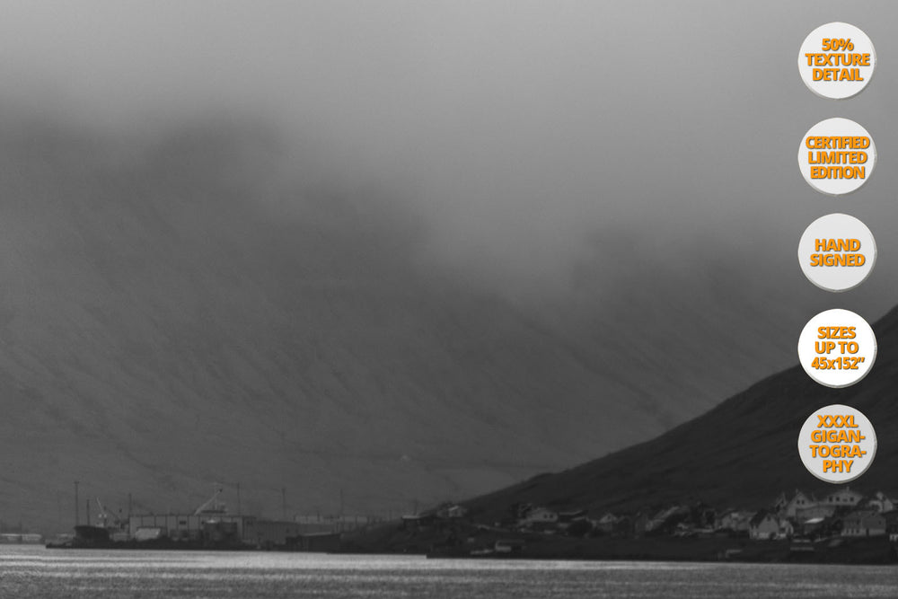 The White Horse, Faroe Islands, North Atlantic. | 50% Grain Detail View.