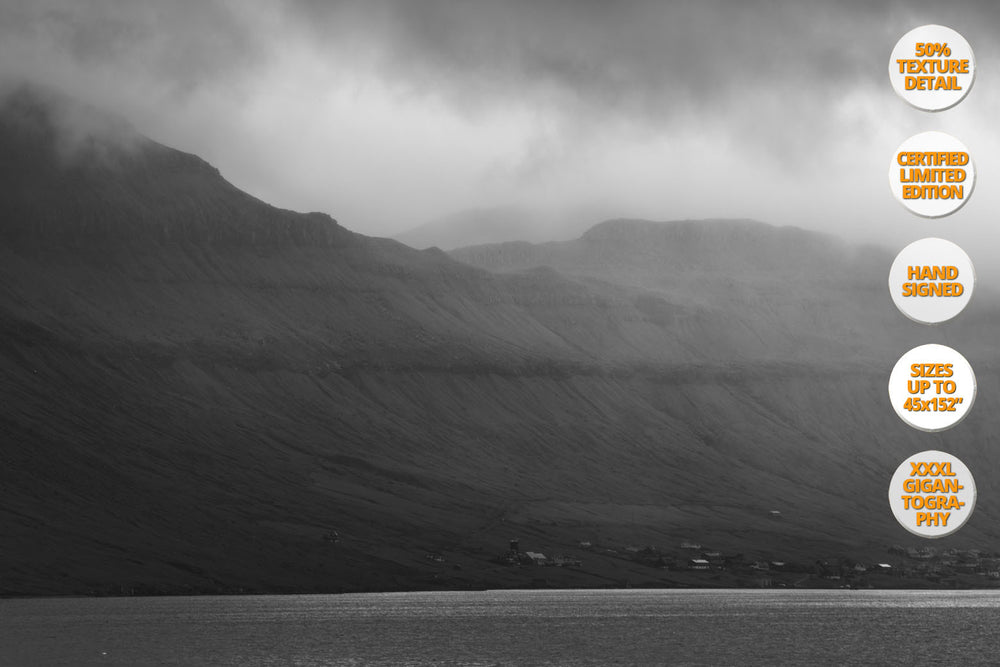 White Horse, Faroe, North Atlantic. | 50% Magnification Detail View.