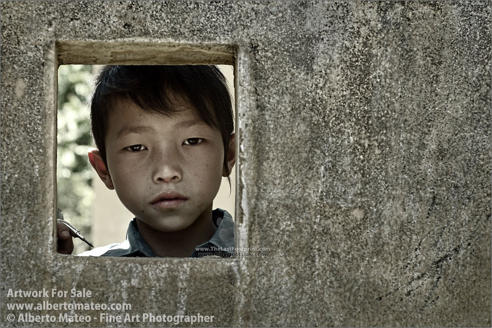Hmong boy, Bac Ha Mountains, Vietnam. | Open Edition Print.