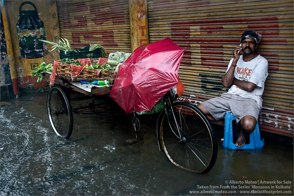 Vegetables seller, Shibpur, Kolkata, Bengal, India.