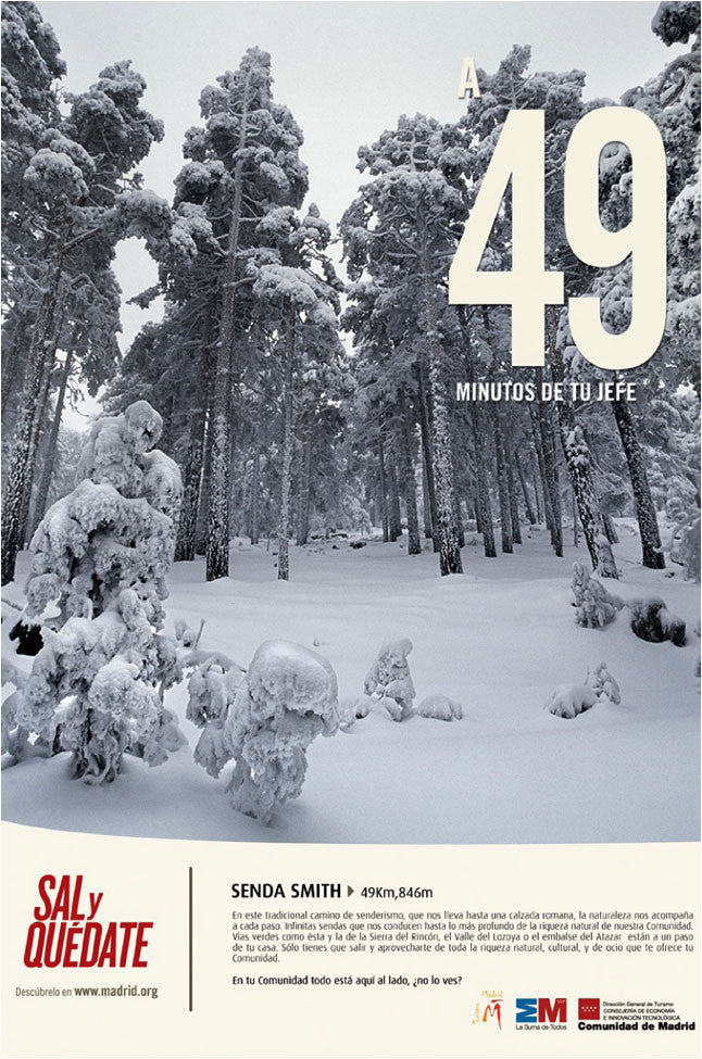 Guadarrama Range. | Advertising Campaign, 'Sal y Quedate', Madrid, Spain.