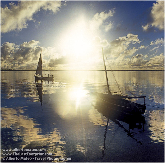 Sunrise in Lamu, Kenya. | Square crop for facebook.