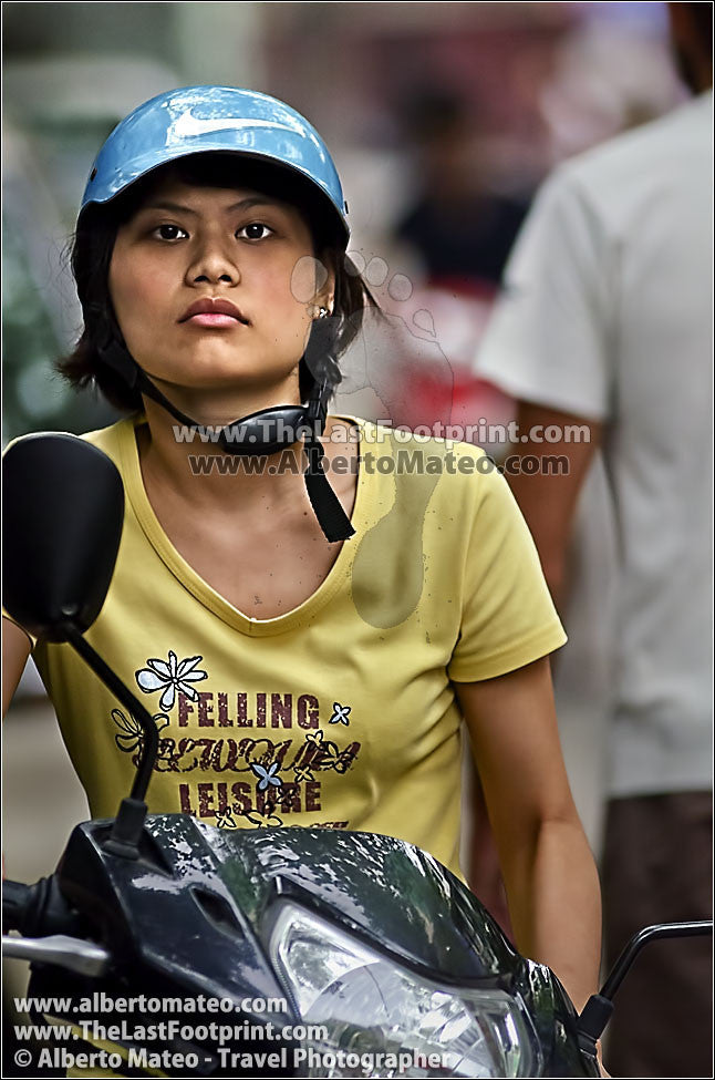 Girl waiting, Hanoi, Vietnam. | Fine Art Print.