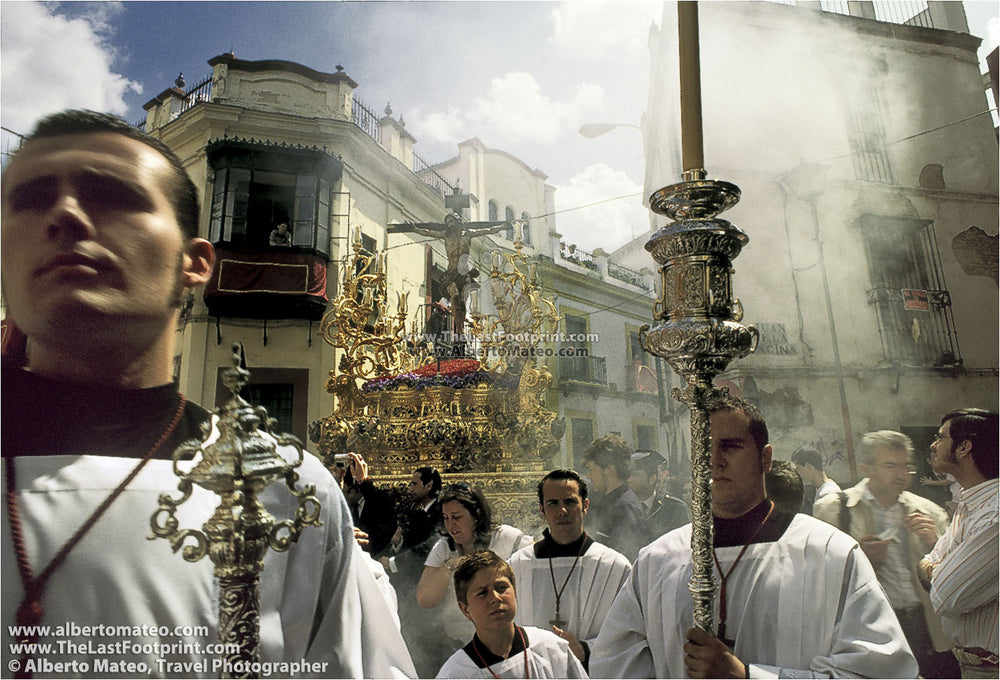 Holy Week Procession, Seville, Spain. | Original Fine Art Print.