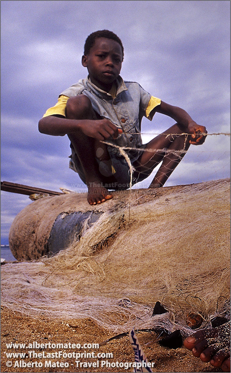 Fishermen boat, Cape Mclear, Lake Malawi. | Open Edition Print.