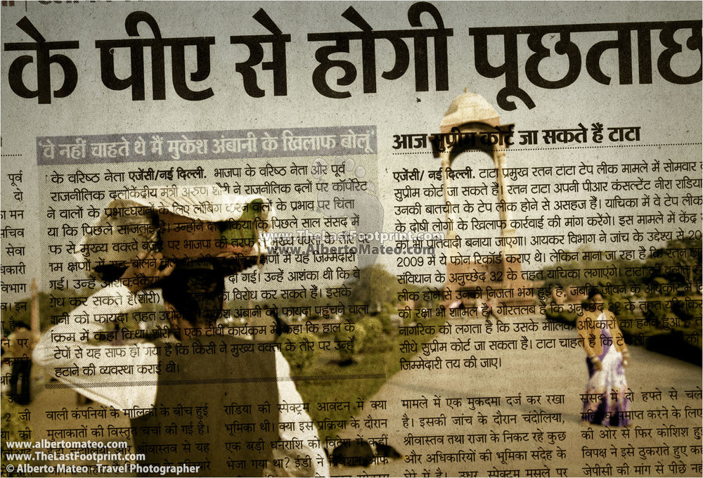 Rajpath (Kingsway), New Delhi, India. | Open Edition Fine Art Print.