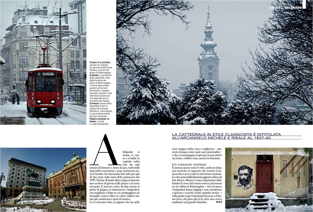 Editorial Reportage about Belgrade in Winter, by Alberto Mateo.
