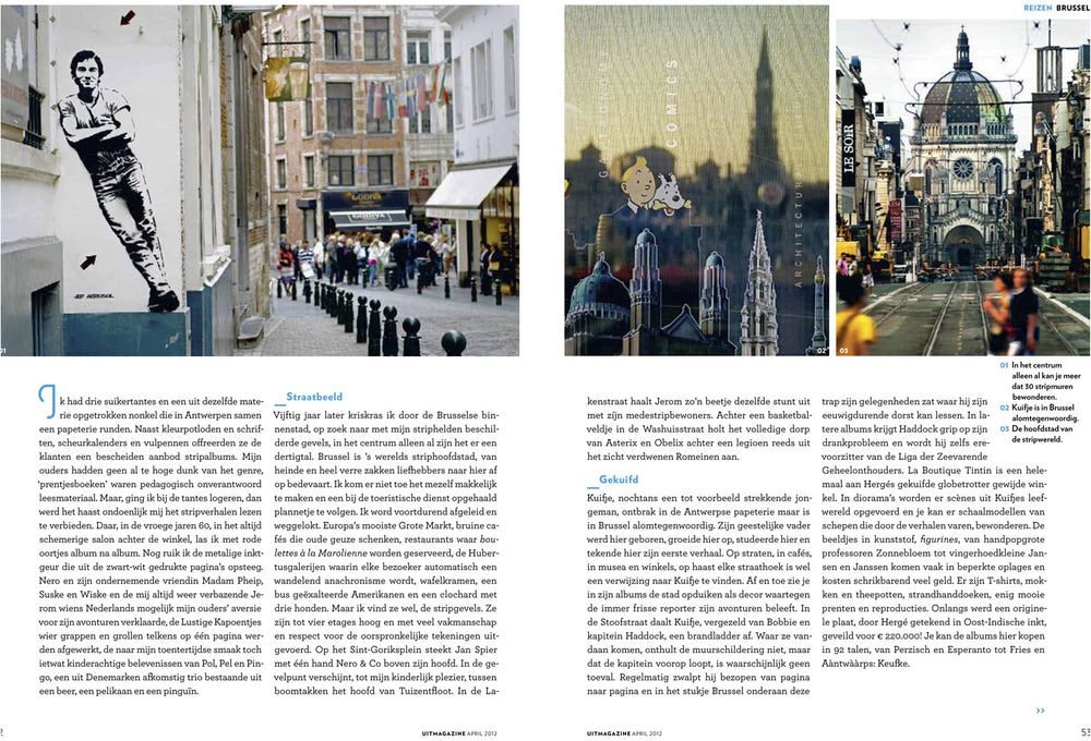 Comics in Brussels, by Alberto Mateo.