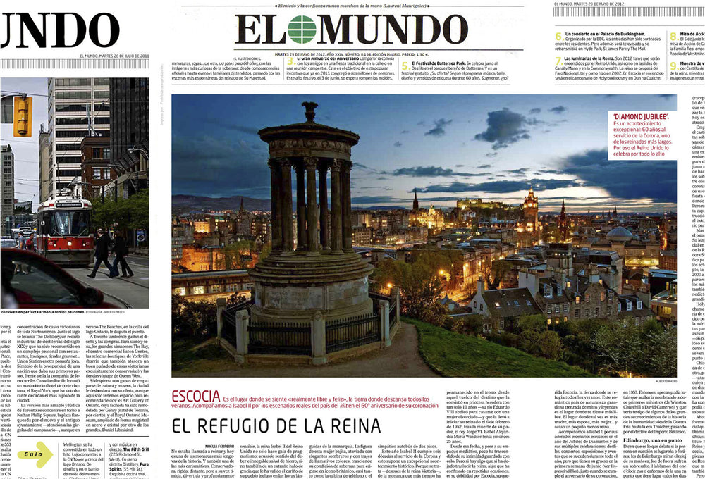 Edinburgh Photograph for El Mundo.