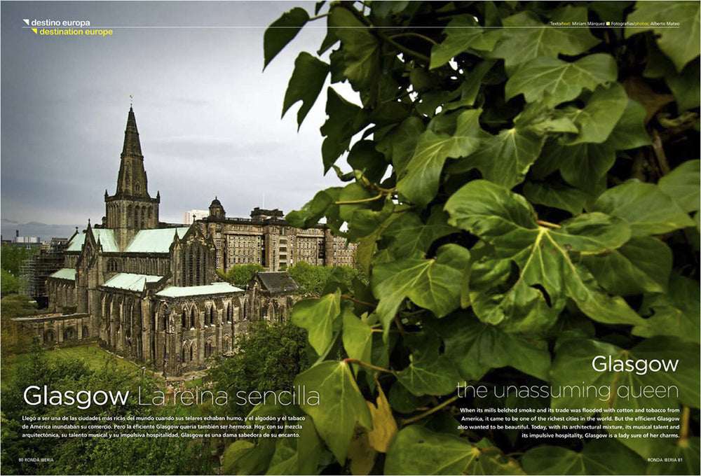 Glasgow Cathedral, Editorial Reportage for Ronda Iberia.