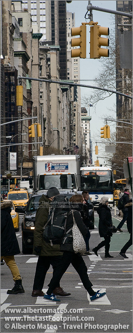 Zebra crossing in Broadway, New York. | Open Edition Fine Art Print.