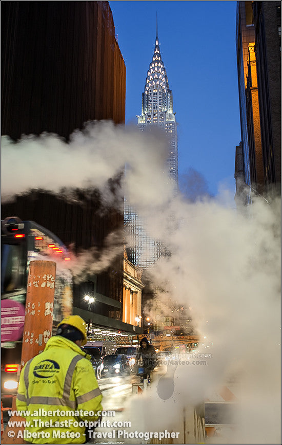Steam pipe, 42nd st., Chrysler Bdg., NY. | Unlimited Edition Print.