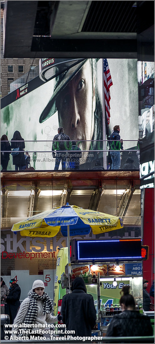 Giant ads in Times Square, Manhattan, New York.
