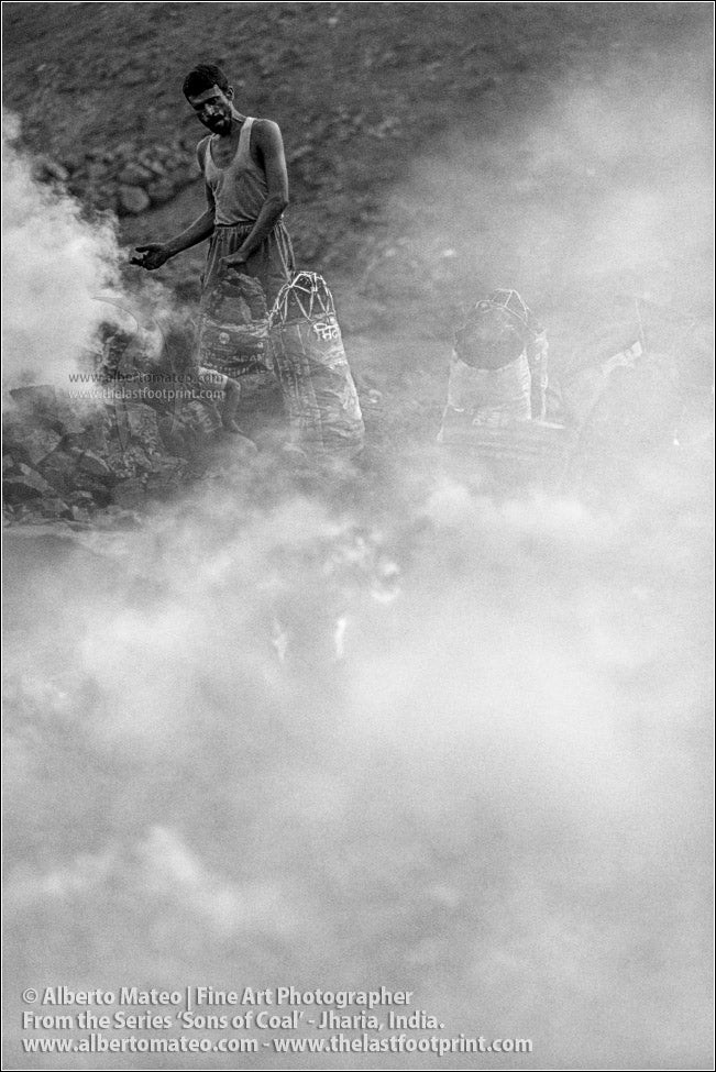 Man making Fire, Sons of Coal Series.