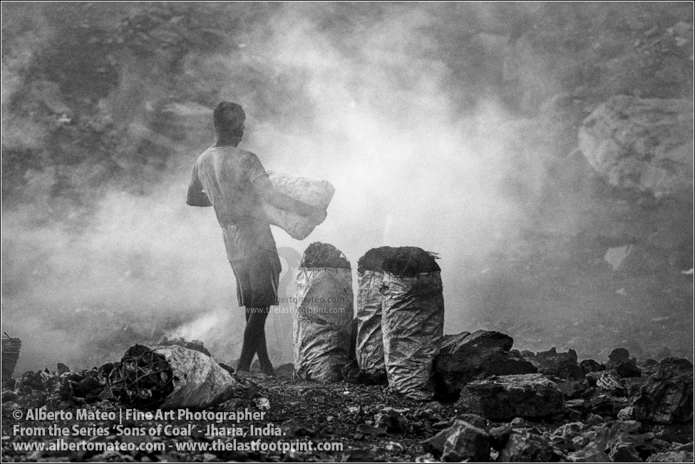 Man Carrying Coal Bags, Sons of Coal Series.