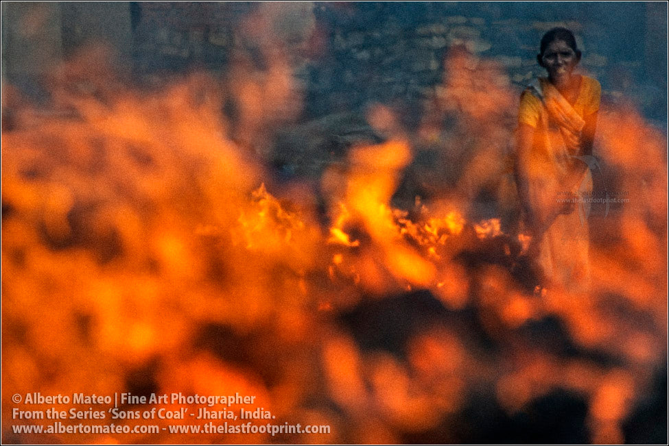 Woman with Shovel in Coal Fields,  Sons of Coal Series.
