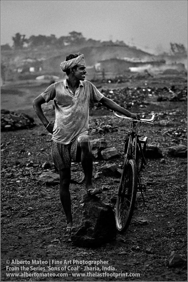 Man and bicycle, Sons of Coal Series.