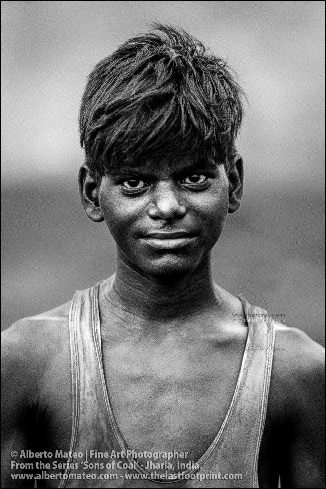 Portrait of Indian Boy, Sons of Coal Series.