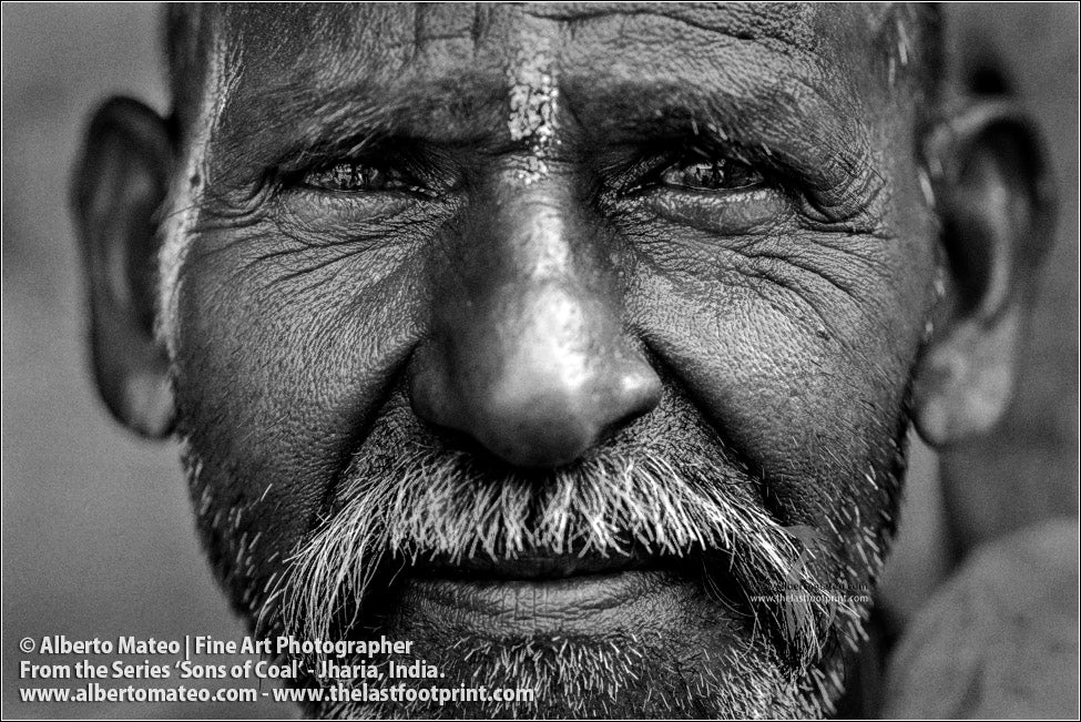 Portrait of religious Man, Sons of Coal Series.