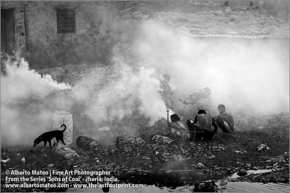 Family making Coke from Coal, Sons of Coal Series.