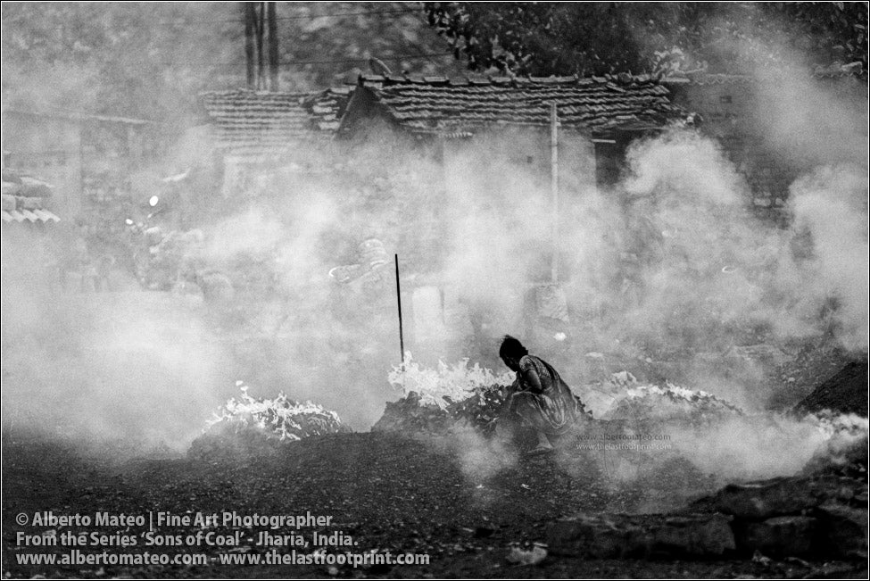 Woman making Coal Fire, Sons of Coal Series.