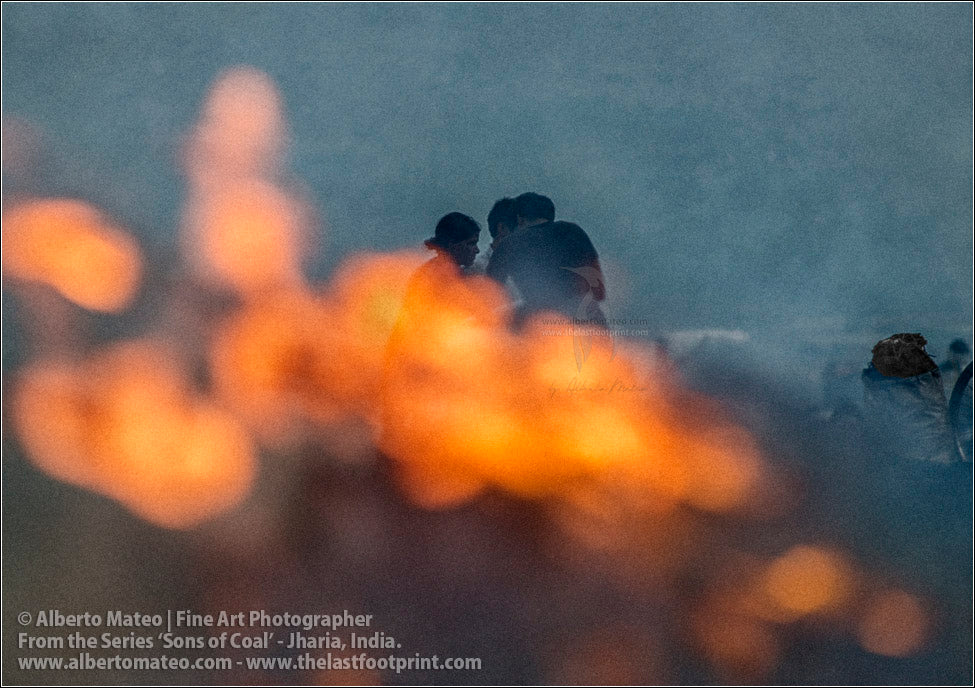 Family loading a Bicycle, Sons of Coal Series.