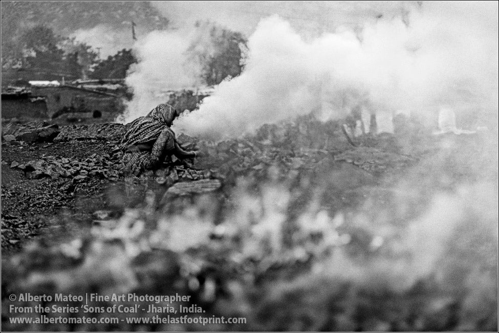 Woman among Bonfires, Sons of Coal Series.