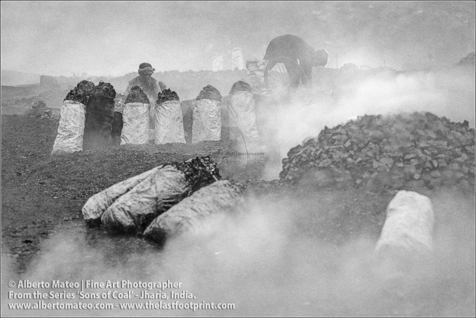 Coal workers making Coke Bags, Sons of Coal Series.