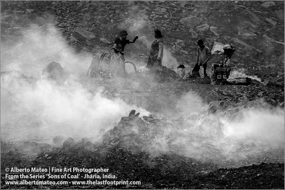 Couple chatting while loading Coal, Sons of Coal Series.