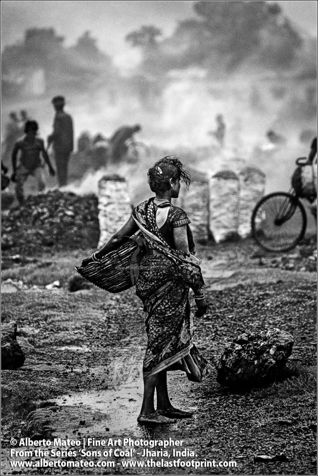 Woman with Coal Basket, Sons of Coal Series.
