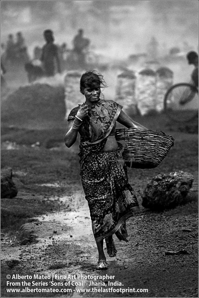 Woman with Basket, Sons of Coal Series.