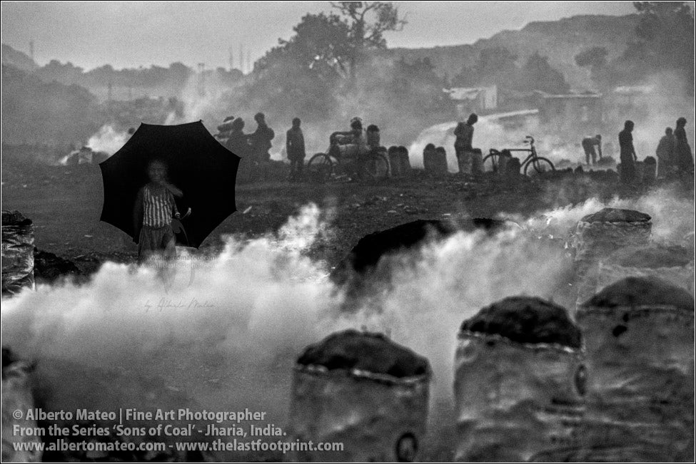 Boy under Umbrella, Sons of Coal Series.