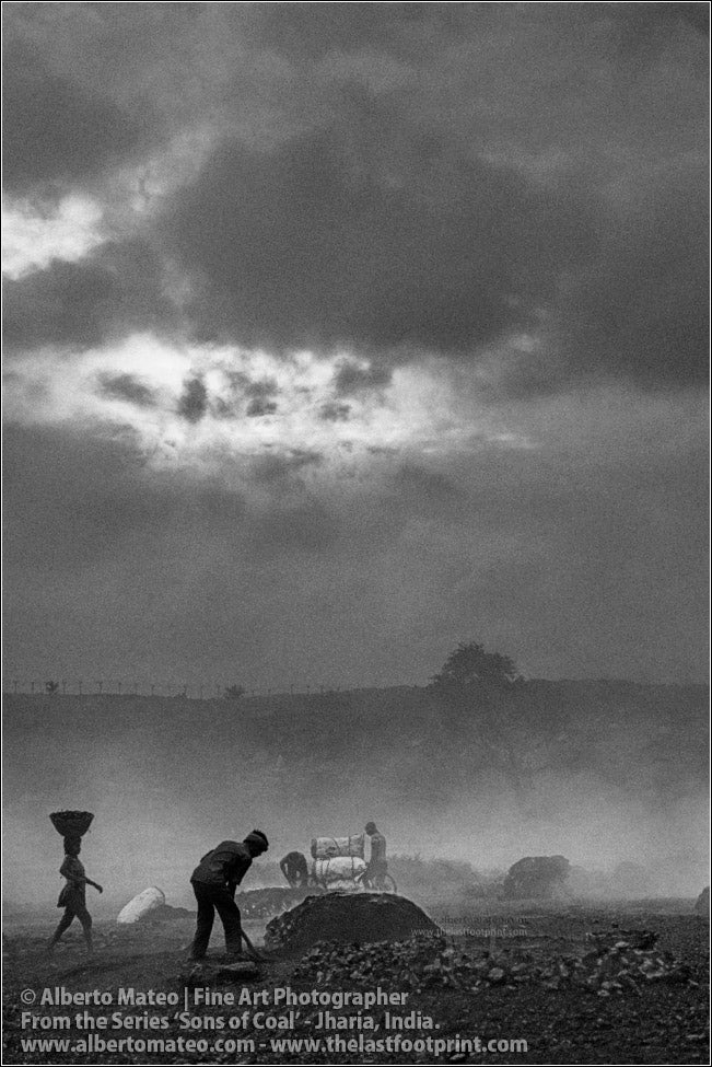 Workers making fire with Coal, Sons of Coal Series.