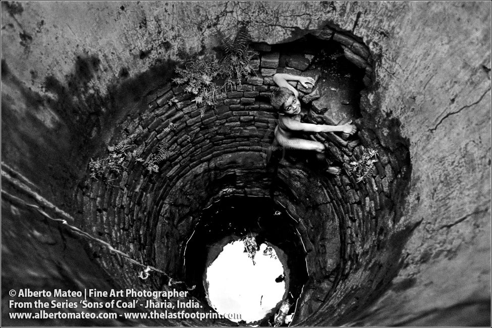 Child Climbing for Water in Well, Sons of Coal Series.