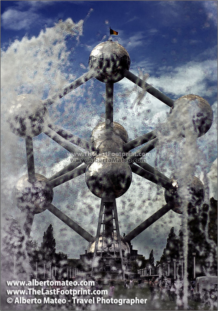 The Atomium, Brussels, Belgium. | Open Edition Fine Art Print.